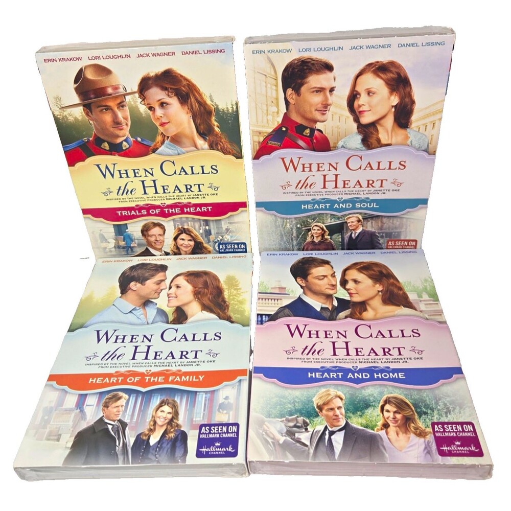 When Calls the Heart DVD Lot of 4 Trials of the Heart, Heart & Soul NEW Sealed